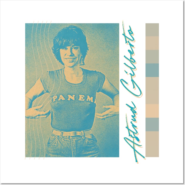 Astrud Gilberto /// Retro Aesthetic Design Wall Art by unknown_pleasures